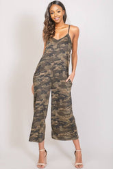 The Cammie Camo Jumpsuit